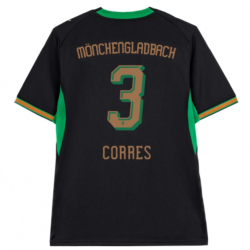 Danxen Män Carolin Corres #3 Svart Orange Grön Brun Bortatröja Matchtröjor 2026/27 Tröjor T-Tröja