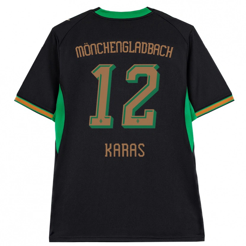 Danxen Män Rafael Karas #12 Svart Orange Grön Brun Bortatröja Matchtröjor 2026/27 Tröjor T-Tröja