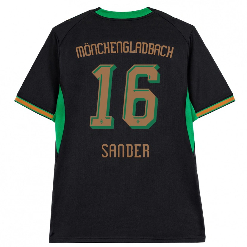Danxen Män Philipp Sander #16 Svart Orange Grön Brun Bortatröja Matchtröjor 2026/27 Tröjor T-Tröja
