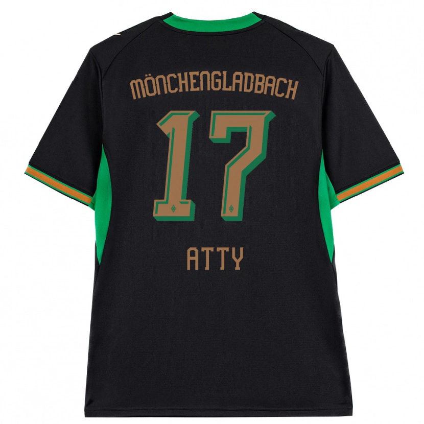Danxen Män Yassir Atty #17 Svart Orange Grön Brun Bortatröja Matchtröjor 2026/27 Tröjor T-Tröja