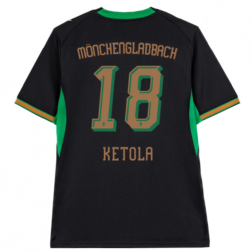 Danxen Män Sulo Ketola #18 Svart Orange Grön Brun Bortatröja Matchtröjor 2026/27 Tröjor T-Tröja