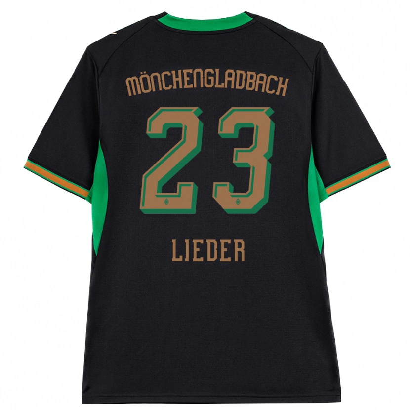 Danxen Män Michel Lieder #23 Svart Orange Grön Brun Bortatröja Matchtröjor 2026/27 Tröjor T-Tröja