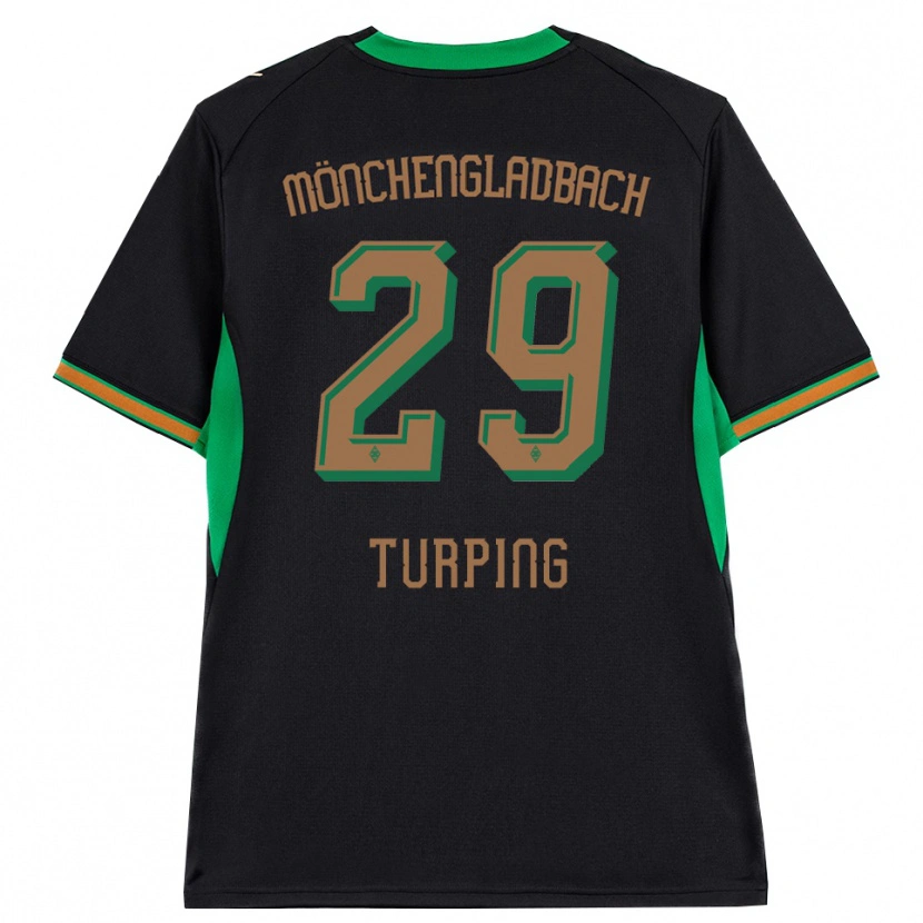 Danxen Män Selim Turping #29 Svart Orange Grön Brun Bortatröja Matchtröjor 2026/27 Tröjor T-Tröja