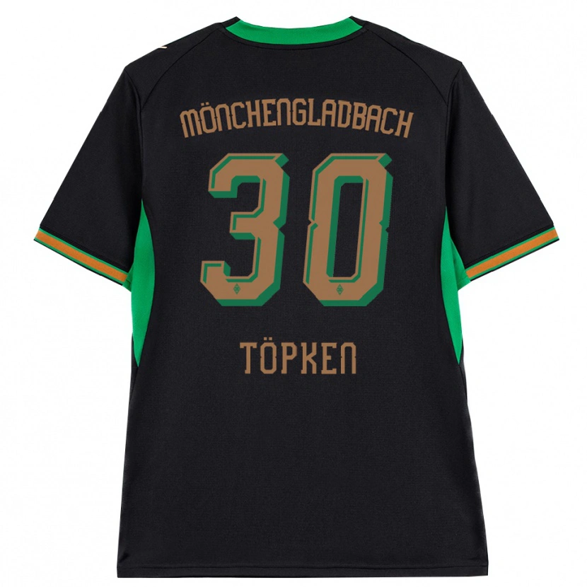 Danxen Män Thilo Töpken #30 Svart Orange Grön Brun Bortatröja Matchtröjor 2026/27 Tröjor T-Tröja