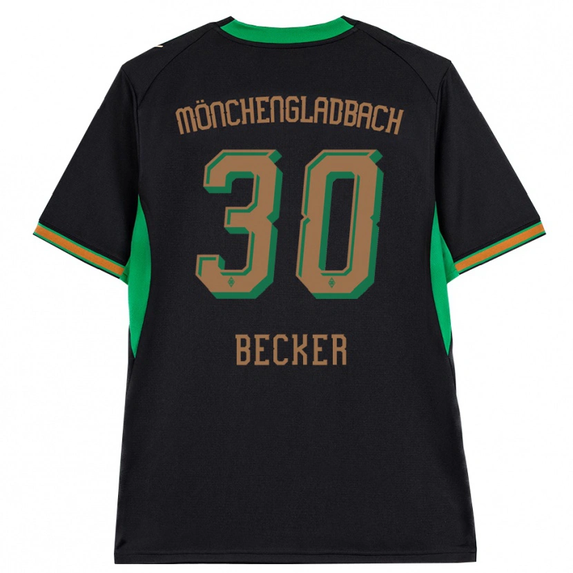 Danxen Män Benjamin Becker #30 Svart Orange Grön Brun Bortatröja Matchtröjor 2026/27 Tröjor T-Tröja