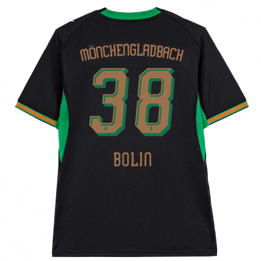 Danxen Män Hugo Bolin #38 Svart Orange Grön Brun Bortatröja Matchtröjor 2026/27 Tröjor T-Tröja