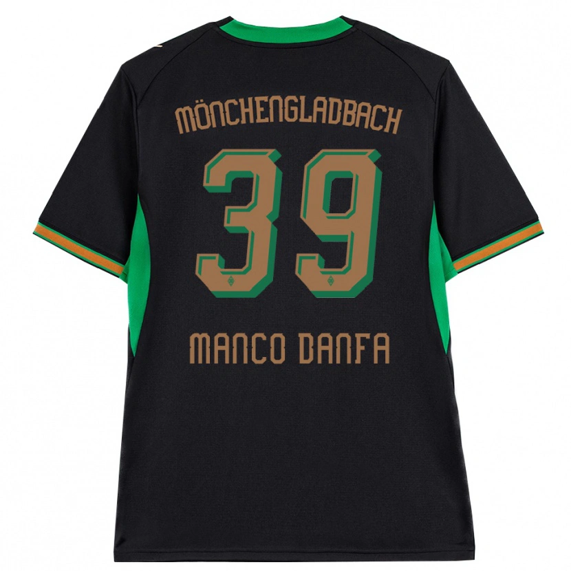 Danxen Män Iaia Manco Danfa #39 Svart Orange Grön Brun Bortatröja Matchtröjor 2026/27 Tröjor T-Tröja