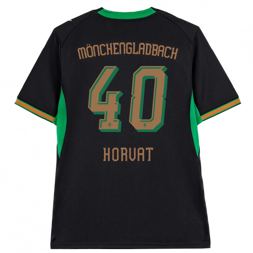Danxen Män Niko Horvat #40 Svart Orange Grön Brun Bortatröja Matchtröjor 2026/27 Tröjor T-Tröja