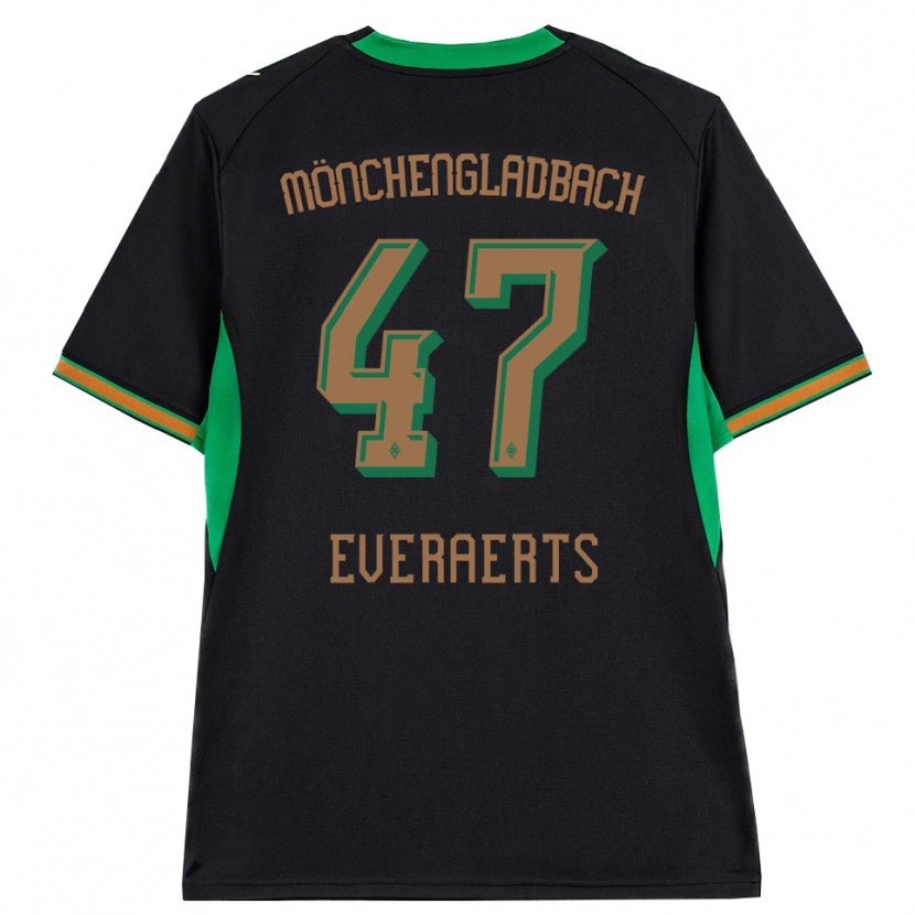 Danxen Män Kim Everaerts #47 Svart Orange Grön Brun Bortatröja Matchtröjor 2026/27 Tröjor T-Tröja