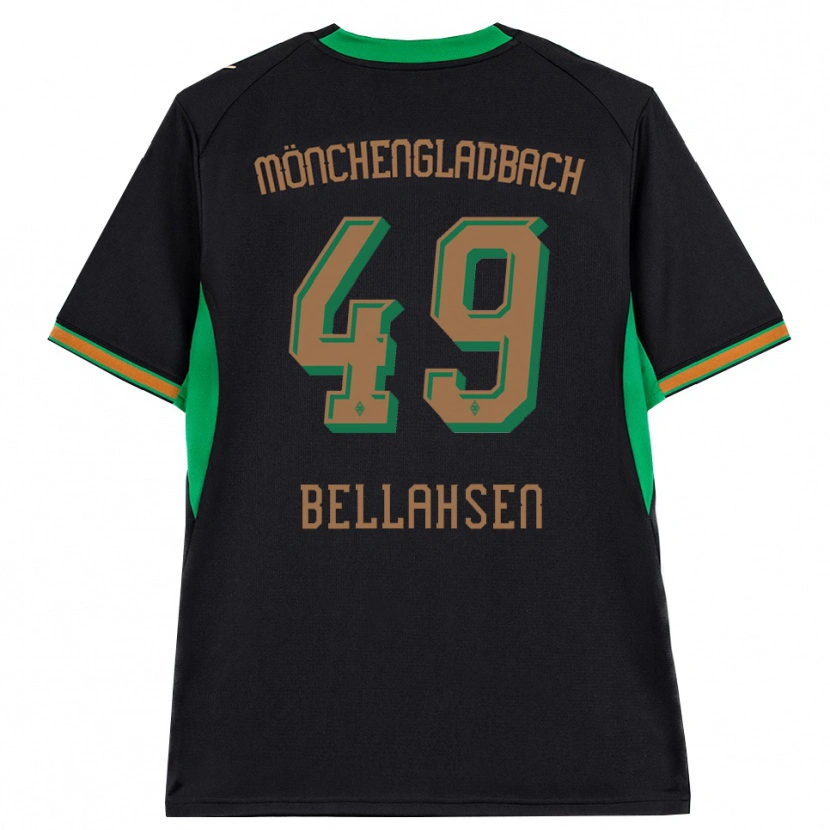 Danxen Män Joseph Bellahsen #49 Svart Orange Grön Brun Bortatröja Matchtröjor 2026/27 Tröjor T-Tröja