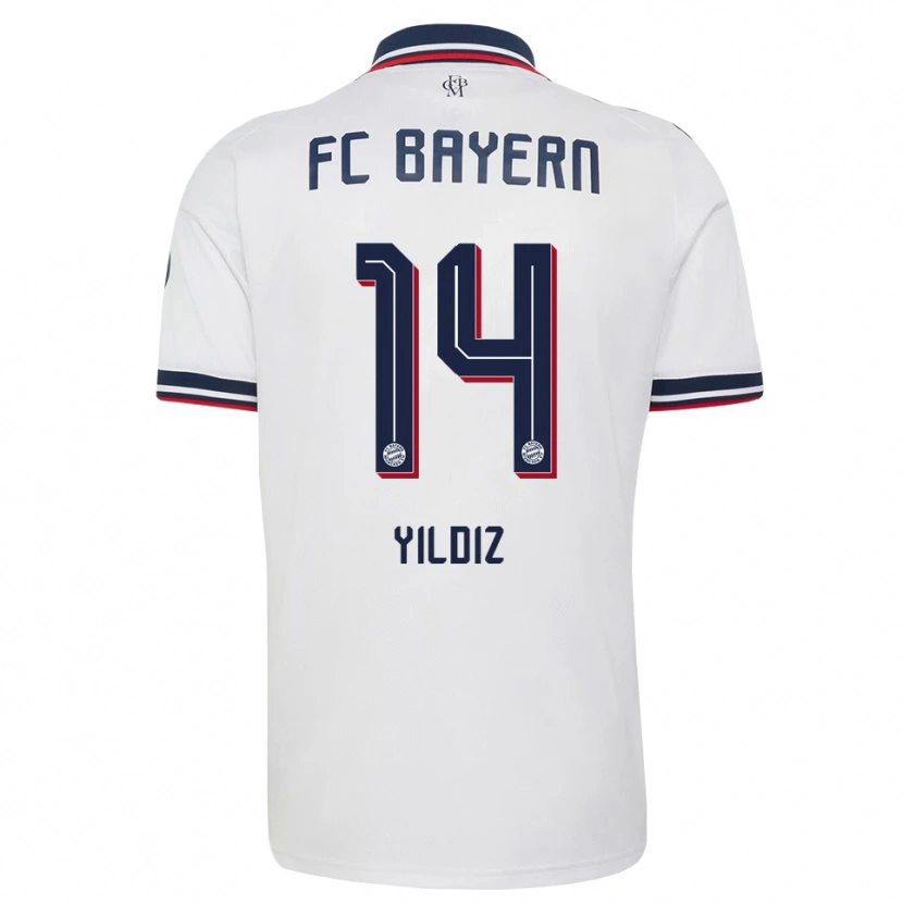 Danxen Män Veis Yildiz #14 Vit Grå Röd Bortatröja Matchtröjor 2026/27 Tröjor T-Tröja