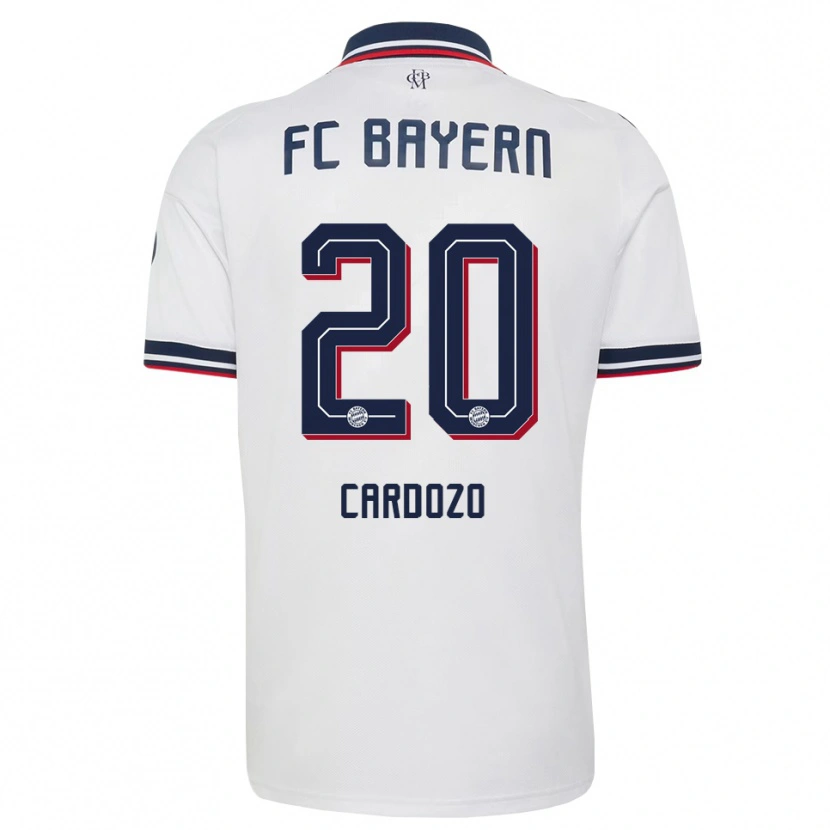 Danxen Män Maycon Cardozo #20 Vit Grå Röd Bortatröja Matchtröjor 2026/27 Tröjor T-Tröja