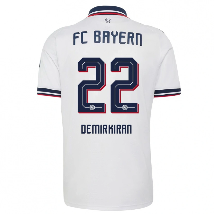 Danxen Män Ediz Demirkiran #22 Vit Grå Röd Bortatröja Matchtröjor 2026/27 Tröjor T-Tröja