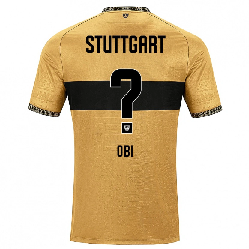 Danxen Män Collin Obi #0 Brun Svart Vit Bortatröja Matchtröjor 2026/27 Tröjor T-Tröja