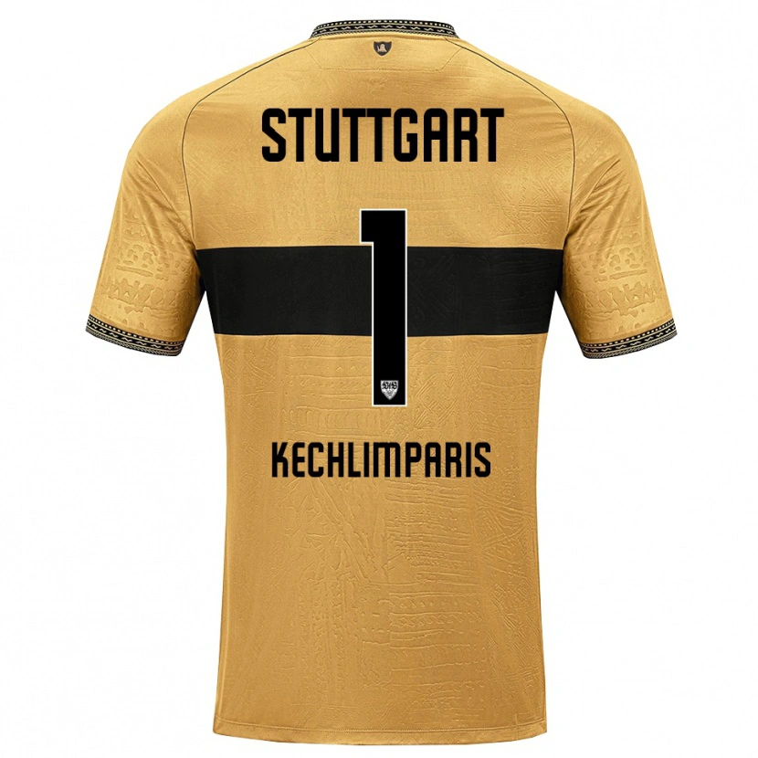Danxen Män Ioannis Kechlimparis #1 Brun Svart Vit Bortatröja Matchtröjor 2026/27 Tröjor T-Tröja