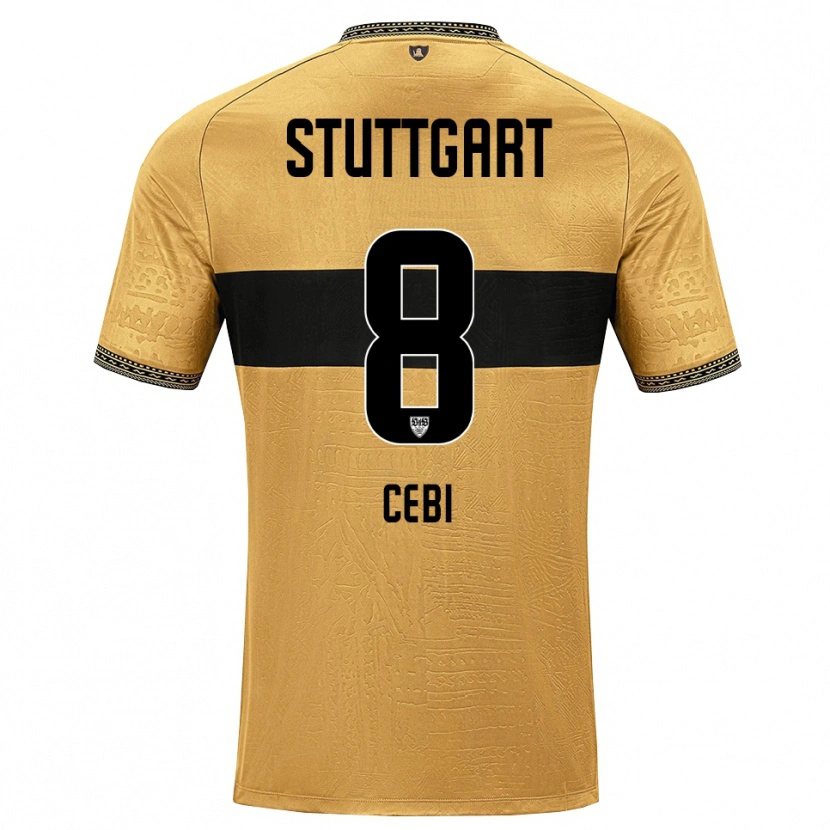 Danxen Män Ata Cebi #8 Brun Svart Vit Bortatröja Matchtröjor 2026/27 Tröjor T-Tröja