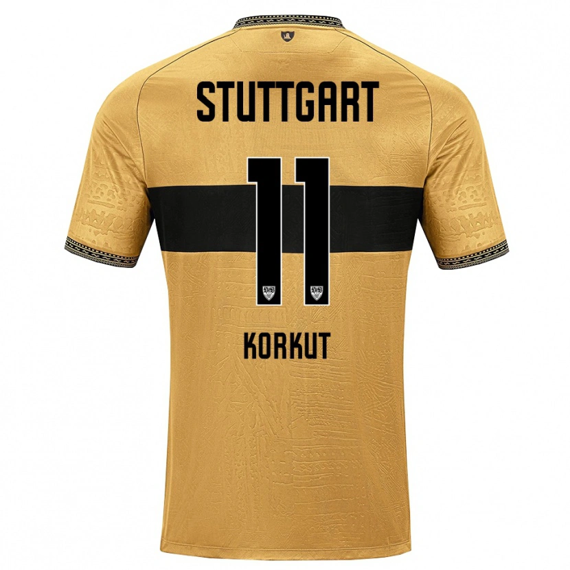 Danxen Män Efe Korkut #11 Brun Svart Vit Bortatröja Matchtröjor 2026/27 Tröjor T-Tröja