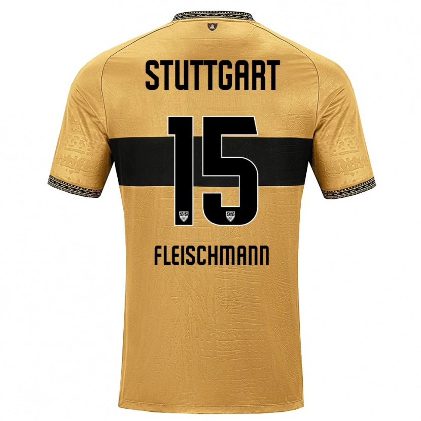 Danxen Män Svea Fleischmann #15 Brun Svart Vit Bortatröja Matchtröjor 2026/27 Tröjor T-Tröja