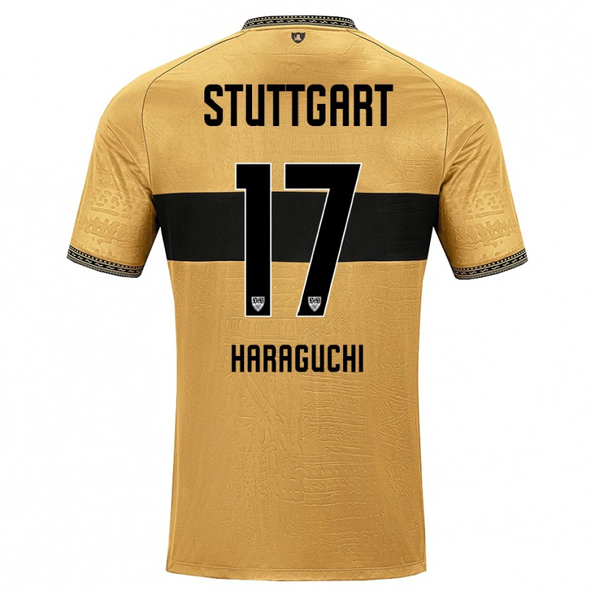 Danxen Män Genki Haraguchi #17 Brun Svart Vit Bortatröja Matchtröjor 2026/27 Tröjor T-Tröja