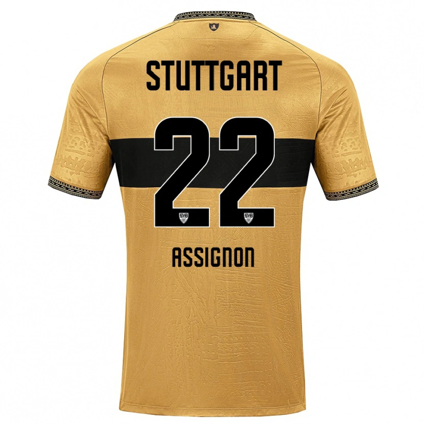 Danxen Män Lorenz Assignon #22 Brun Svart Vit Bortatröja Matchtröjor 2026/27 Tröjor T-Tröja