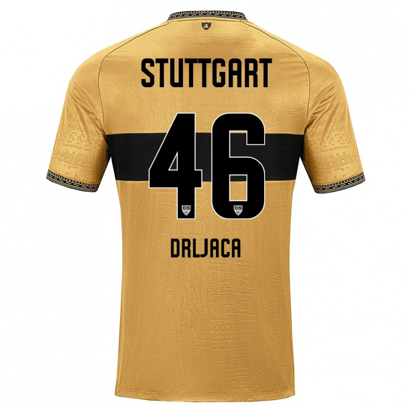 Danxen Män Stefan Drljaca #46 Brun Svart Vit Bortatröja Matchtröjor 2026/27 Tröjor T-Tröja