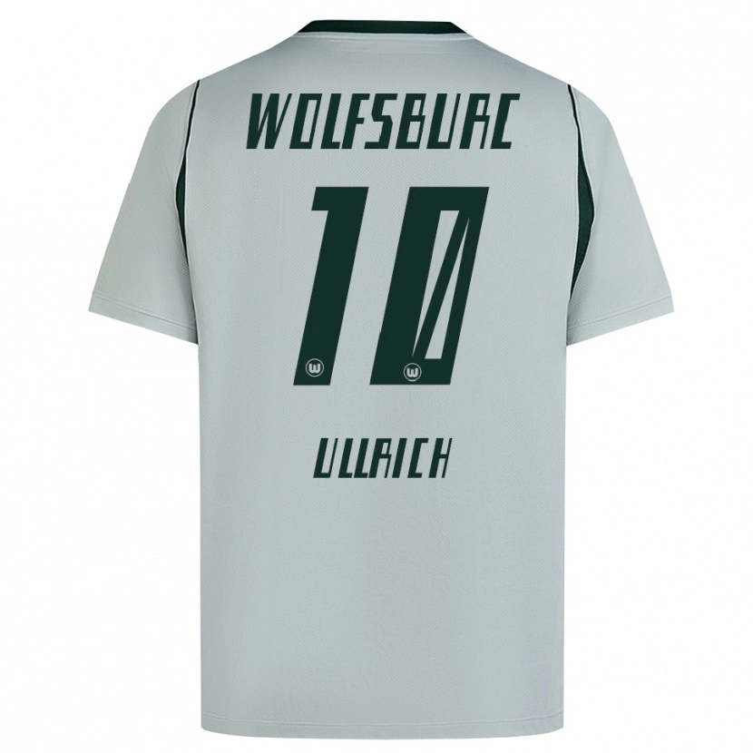 Danxen Män Pepe Ullrich #10 Grå Grön Bortatröja Matchtröjor 2026/27 Tröjor T-Tröja