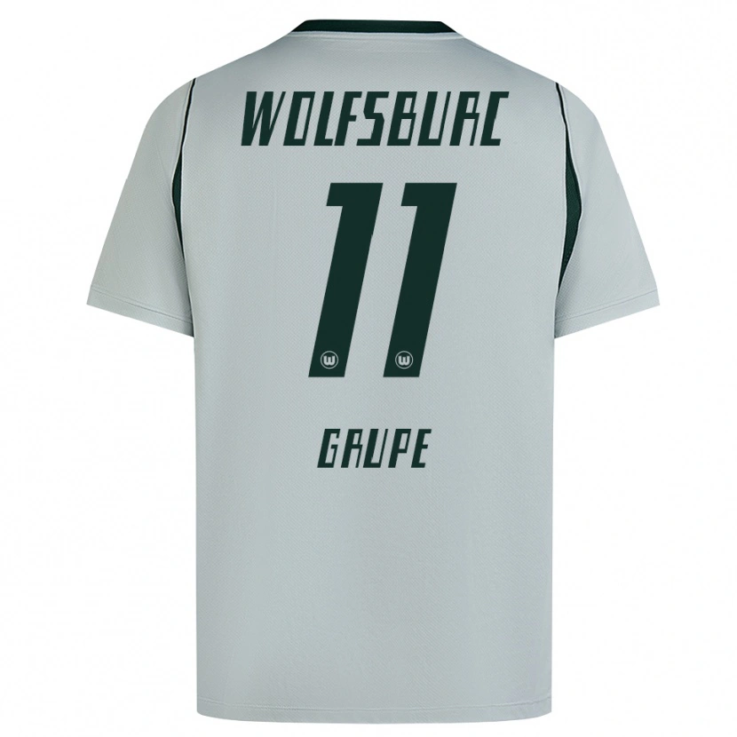 Danxen Män Lenn Grupe #11 Grå Grön Bortatröja Matchtröjor 2026/27 Tröjor T-Tröja