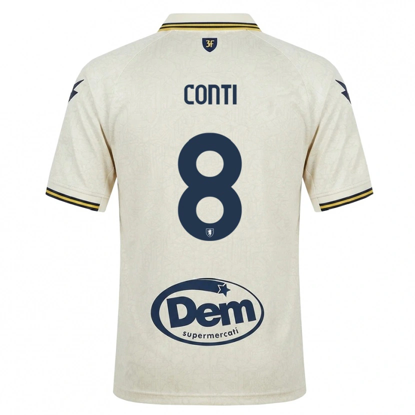 Danxen Män Michelangelo Conti #8 Oldlace Gul Svart Bortatröja Matchtröjor 2026/27 Tröjor T-Tröja