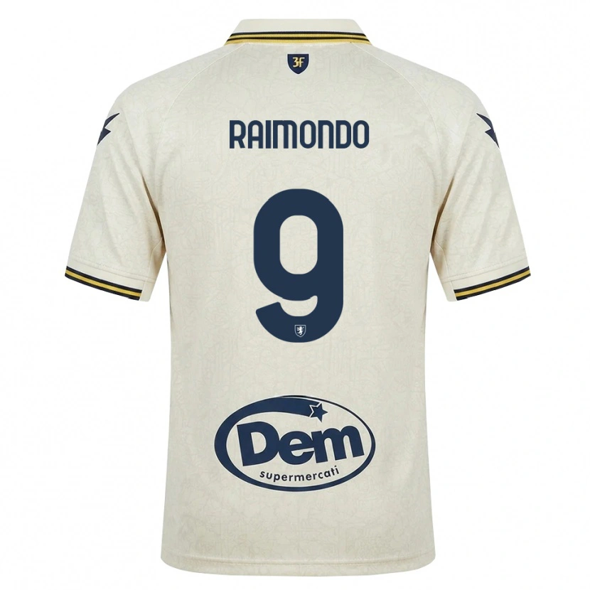 Danxen Män Antonio Raimondo #9 Oldlace Gul Svart Bortatröja Matchtröjor 2026/27 Tröjor T-Tröja