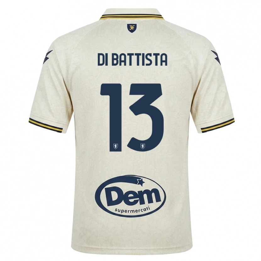 Danxen Män Cristiano Di Battista #13 Oldlace Gul Svart Bortatröja Matchtröjor 2026/27 Tröjor T-Tröja