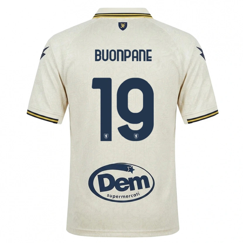 Danxen Män Davide Buonpane #19 Oldlace Gul Svart Bortatröja Matchtröjor 2026/27 Tröjor T-Tröja