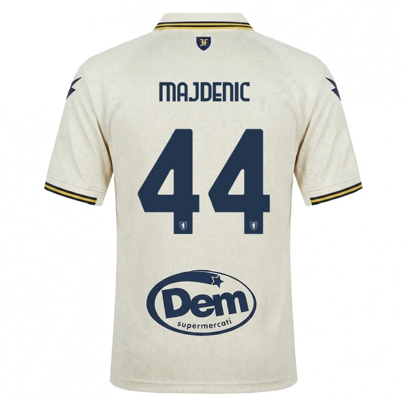 Danxen Män Fran Majdenic #44 Oldlace Gul Svart Bortatröja Matchtröjor 2026/27 Tröjor T-Tröja