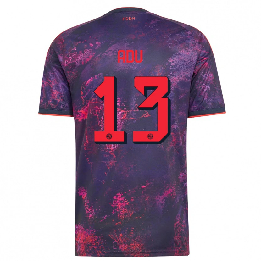 Danxen Män Gibson Adu #13 Lila Röd Tredjesatsen Matchtröjor 2026/27 Tröjor T-Tröja