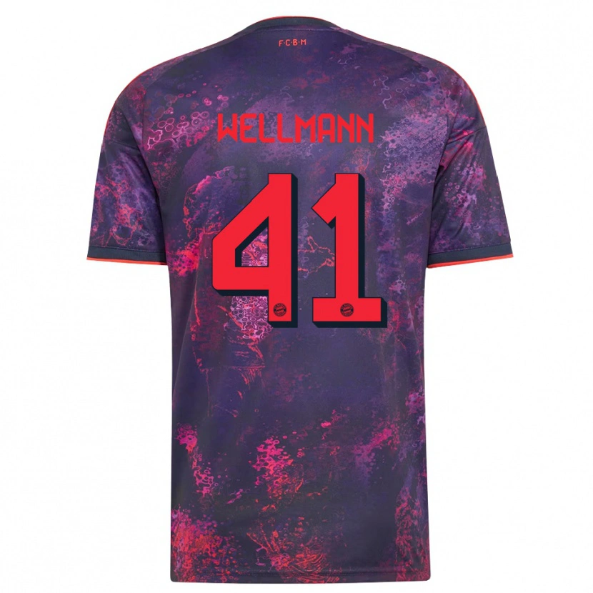 Danxen Män Anna Wellmann #41 Lila Röd Tredjesatsen Matchtröjor 2026/27 Tröjor T-Tröja