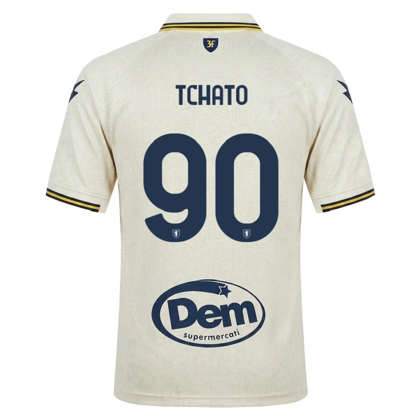 Danxen Män Enzo Tchato #90 Oldlace Gul Svart Bortatröja Matchtröjor 2026/27 Tröjor T-Tröja