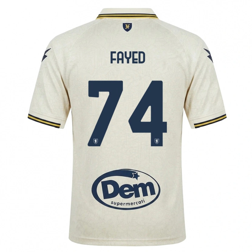 Danxen Män Omar Fayed #74 Oldlace Gul Svart Bortatröja Matchtröjor 2026/27 Tröjor T-Tröja