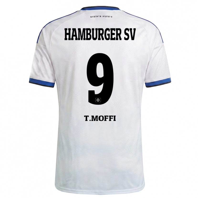 Danxen Kvinnor Terem Moffi #9 Vit Svart Blå Hemmatröja Matchtröjor 2026/27 Tröjor T-Tröja