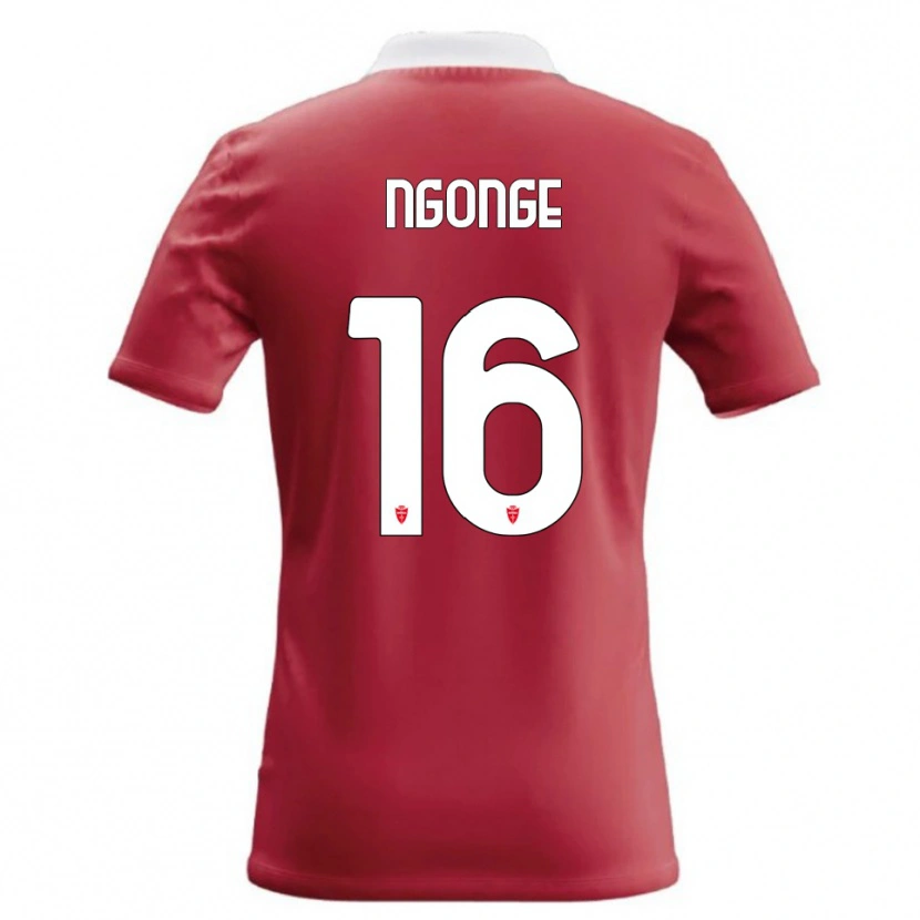 Danxen Kvinnor Cyril Ngonge #16 Röd Vit Hemmatröja Matchtröjor 2026/27 Tröjor T-Tröja