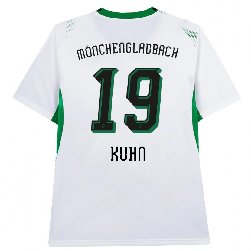 Danxen Kvinnor Nicolas Kühn #19 Vit Svart Grön Hemmatröja Matchtröjor 2026/27 Tröjor T-Tröja