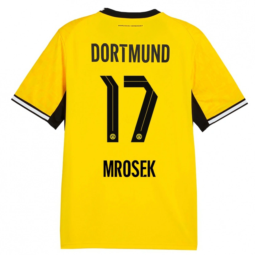 Danxen Kvinnor Noah Mrosek #17 Gul Svart Vit Hemmatröja Matchtröjor 2026/27 Tröjor T-Tröja