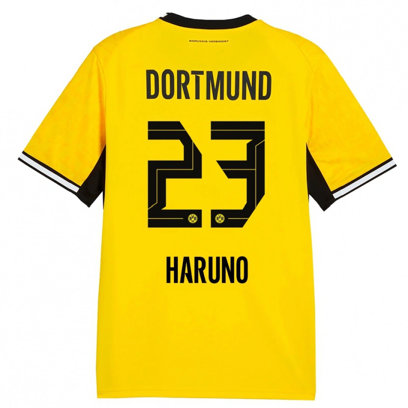 Danxen Kvinnor Sasaki Haruno #23 Gul Svart Vit Hemmatröja Matchtröjor 2026/27 Tröjor T-Tröja