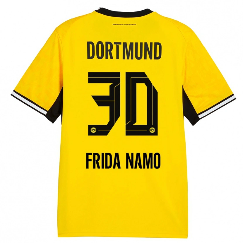 Danxen Kvinnor Ronning Frida Namo #30 Gul Svart Vit Hemmatröja Matchtröjor 2026/27 Tröjor T-Tröja