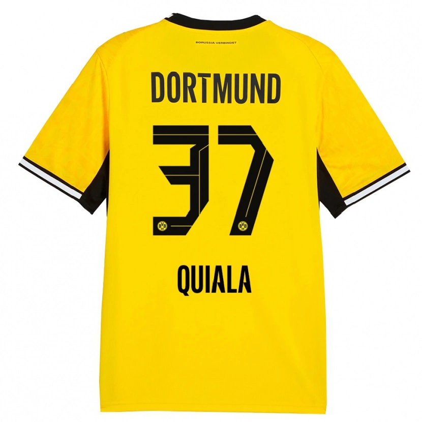 Danxen Kvinnor Nanitonda Quiala #37 Gul Svart Vit Hemmatröja Matchtröjor 2026/27 Tröjor T-Tröja