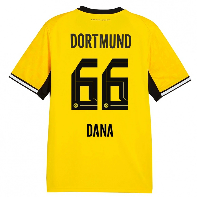 Danxen Kvinnor Bleckmann Dana #66 Gul Svart Vit Hemmatröja Matchtröjor 2026/27 Tröjor T-Tröja