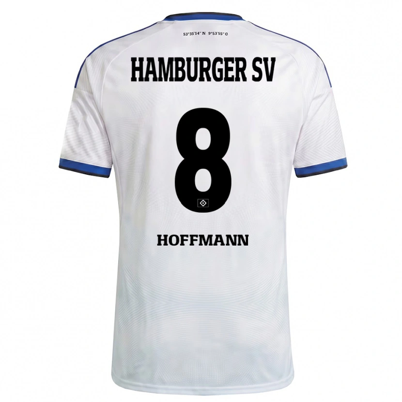 Danxen Kvinnor Nick Hoffmann #8 Vit Svart Blå Hemmatröja Matchtröjor 2026/27 Tröjor T-Tröja