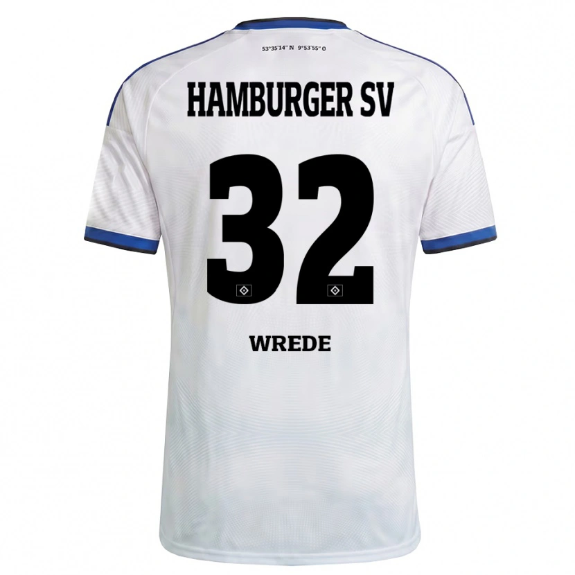 Danxen Kvinnor Lotta Wrede #32 Vit Svart Blå Hemmatröja Matchtröjor 2026/27 Tröjor T-Tröja
