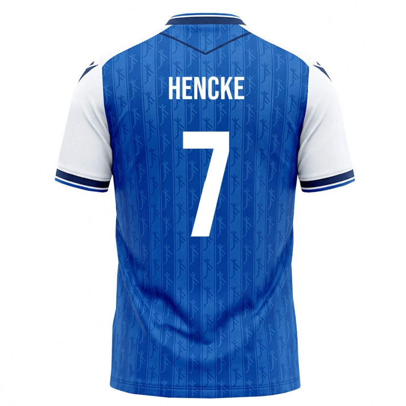 Danxen Kvinnor Oskar Hencke #7 Kunglig Blå Vit Hemmatröja Matchtröjor 2026/27 Tröjor T-Tröja