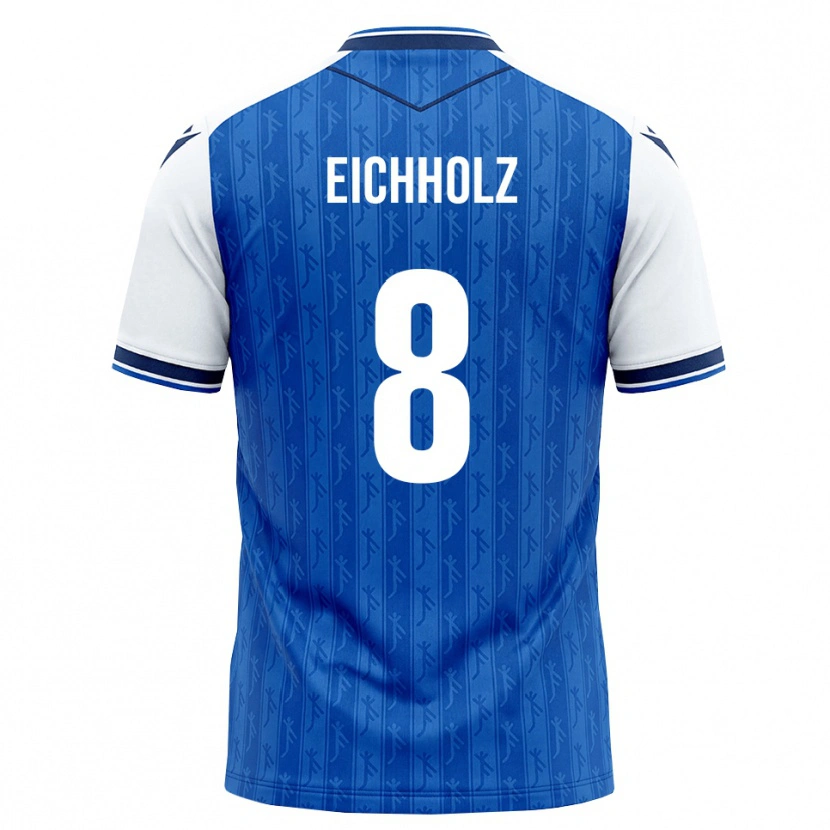 Danxen Kvinnor Damian Eichholz #8 Kunglig Blå Vit Hemmatröja Matchtröjor 2026/27 Tröjor T-Tröja