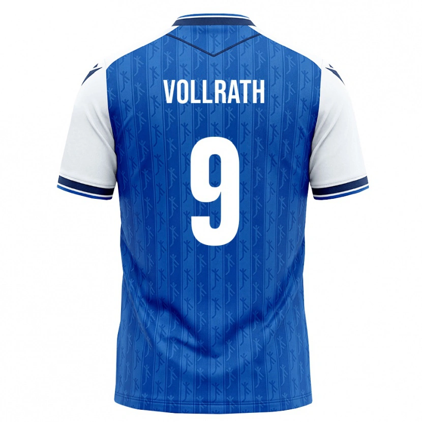 Danxen Kvinnor Lucas Vollrath #9 Kunglig Blå Vit Hemmatröja Matchtröjor 2026/27 Tröjor T-Tröja
