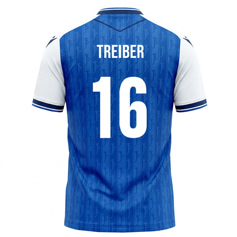 Danxen Kvinnor Julian Treiber #16 Kunglig Blå Vit Hemmatröja Matchtröjor 2026/27 Tröjor T-Tröja